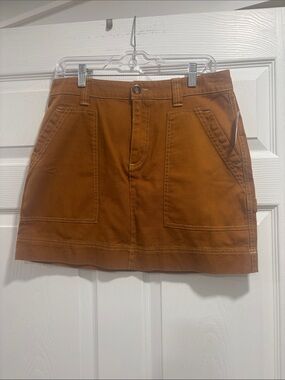 Old Navy Rust Brown Utility Mini Skirt